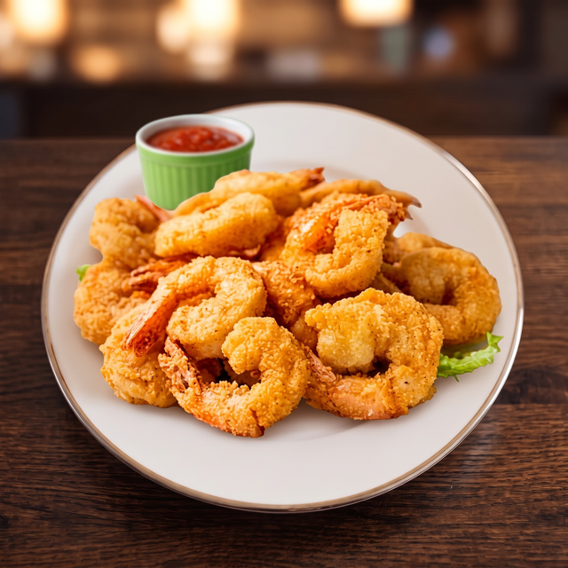 Shrimp and Fries Combo.