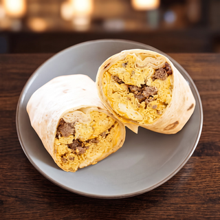 Breakfast Burrito with Sausage