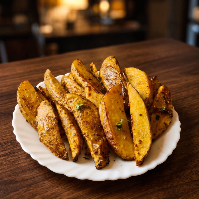 Potato Wedges - Side.