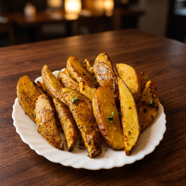 Potato Wedges.