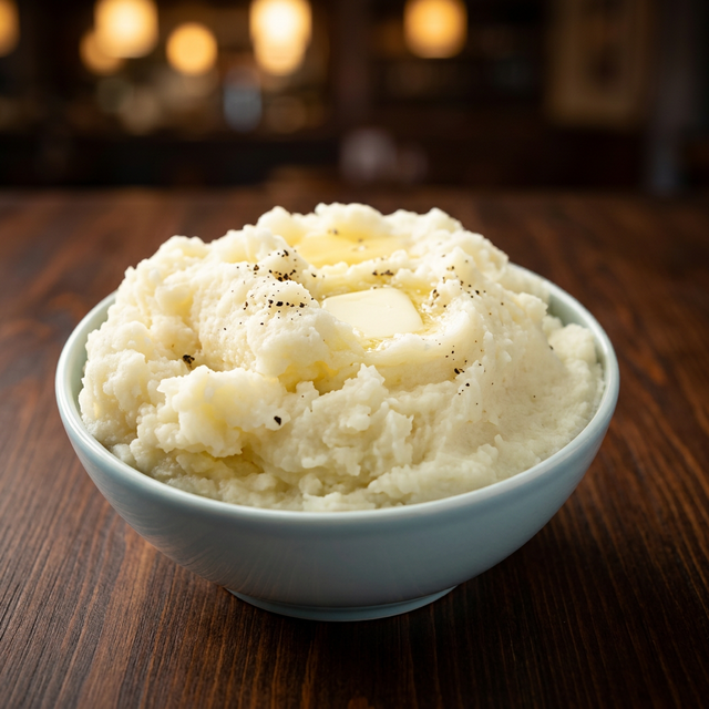 Mashed Potatoes and Gravy Tray.