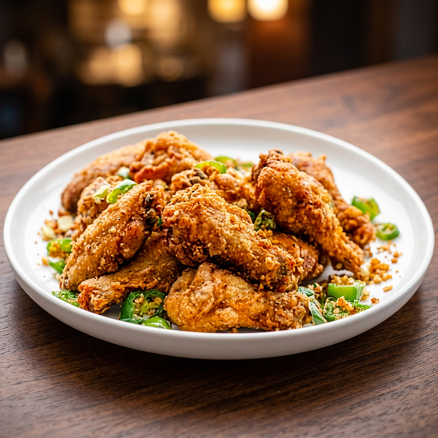 Salt and Pepper Wings.